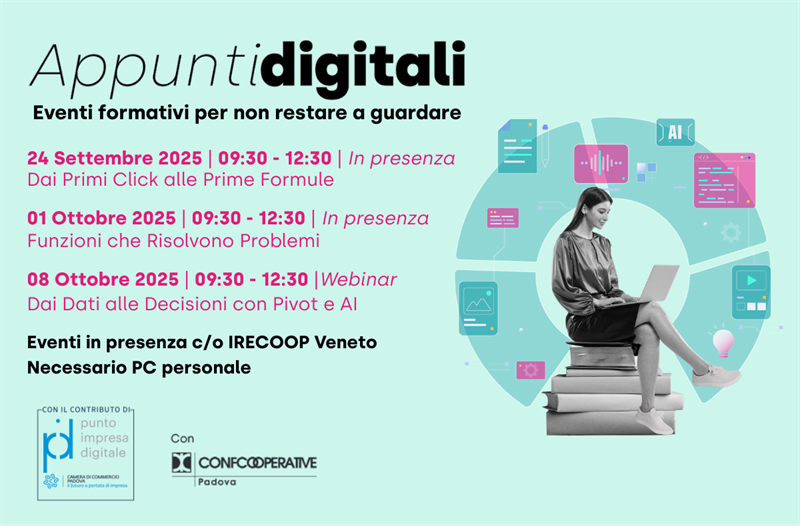 Ciclo Excel: Dai Primi Click alle Prime Formule