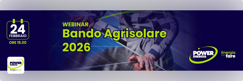 Bando Agrisolare 2026 “Finanziamenti a fondo perduto per impianti fotovoltaici e per l'efficienza energetica“