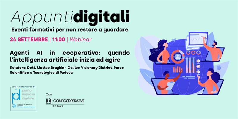 Rassegna Punto Impresa Digitale - Webinar “Agenti AI in cooperativa: quando...